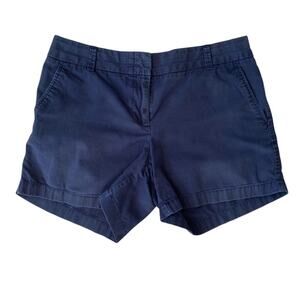 J. Crew Navy Blue Chino Broken-in Shorts - Size 6